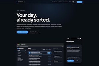 design a modern responsive website for your business