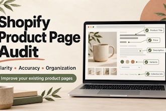 audit and optimize your shopify product pages