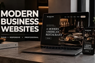design a modern webflow website for your business