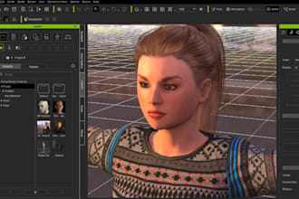 create, rig and animate 3d characters for cc4, cc5, iclone, unreal engine