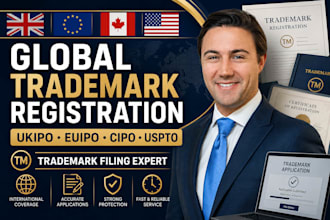 file ukipo euipo cipo and uspto trademark registration applications