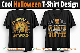 cool custom halloween t shirt designs for your business