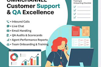 provide customer support, QA auditing, and team training