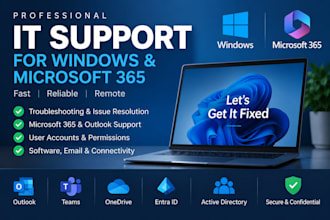 provide 24 hour remote IT support and microsoft 365