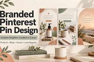 create branded pinterest pins in canva