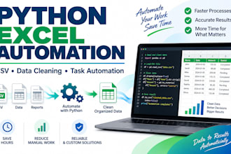 automate excel and CSV tasks with python