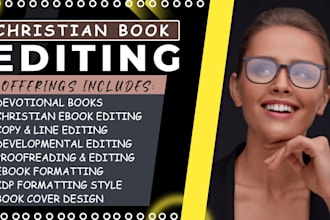 non fiction christian book editing and proofreading, amazon kdp expert
