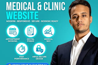 design a medical clinic and physiotherapy wordpress website