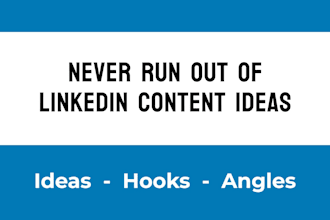 create engaging linkedin content ideas and hooks