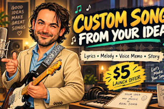 create a custom original song from your idea
