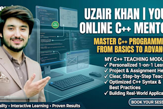 teach you c plus plus programming