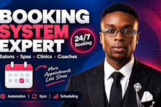 set up appointment booking calendly, fresha, acuity scheduling and vagaro