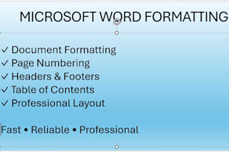format and edit microsoft word documents