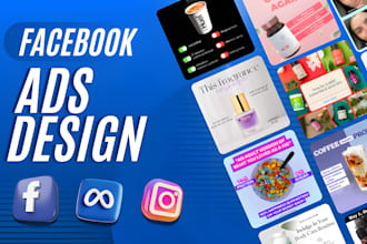 design meta ads creative, facebook ad creative, instagram post or ad image