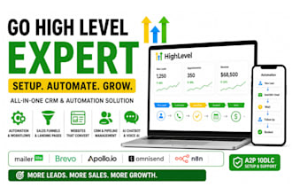 go high level expert workflow ghl automation setup go highlevel website funnel
