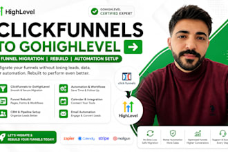 migrate clickfunnels to gohighlevel ghl rebuild and highlevel setup