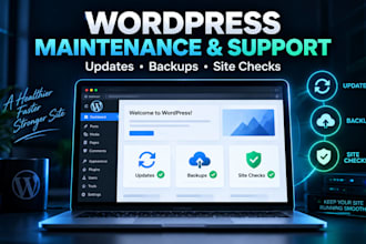 provide wordpress website maintenance and support