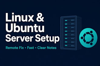 fix or set up your linux ubuntu server remotely