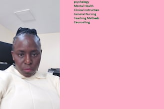 tutor perfectly and profesionally on healthcare