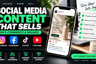 create engaging ecommerce product descriptions and social media content