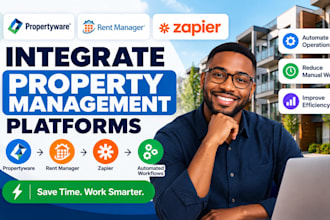 integrate propertyware rent manager zapier for property managers