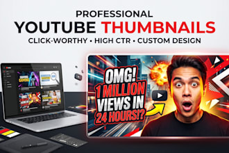 create a youtube thumbnail designs