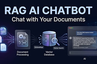build a rag chatbot for your pdfs, documents, or website