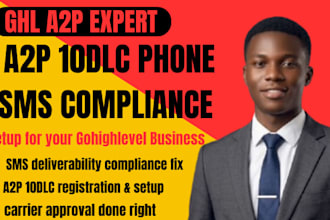 setup ghl a2p phone verification and ghl SMS compliance