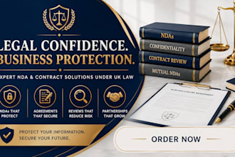 draft a watertight UK nda and non disclosure agreement