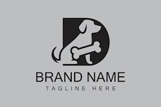 design a cute and professional dog care logo for your business