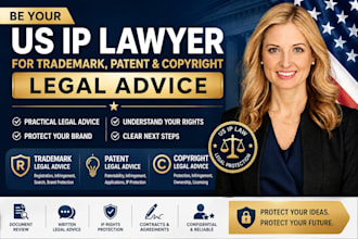 be your US IP lawyer for trademark patent and copyright legal advice