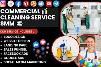 be your commercial cleaning social media marketing manager cleaning leads