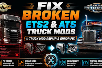 fix broken ets2 and ats truck mods