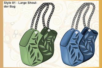 create handbag and fashion accessory fashion illustration