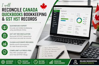 reconcile canada quickbooks bookkeeping and gst hst records