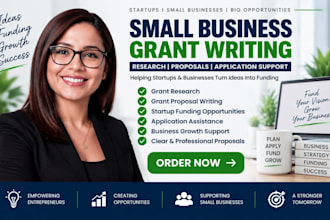 write small business grant startup grants funding proposals application support