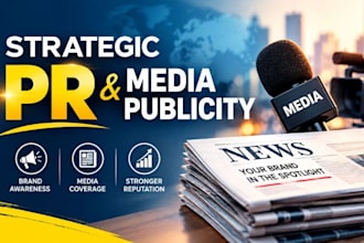 promote your brand with strategic PR and media publicity