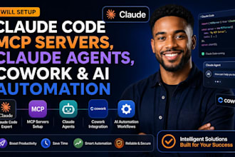 setup claude code mcp servers, claude agents, cowork and ai automation
