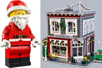 design custom lego christmas mocs, gift with bricklink studio PDF instructions