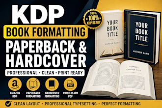 do KDP book formatting, paperback formatting, hardcover formatting