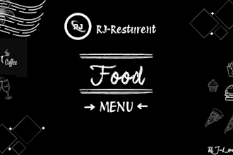 design modern and creative restaurant menu cards