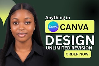 make responsive canva website design and canva landing page