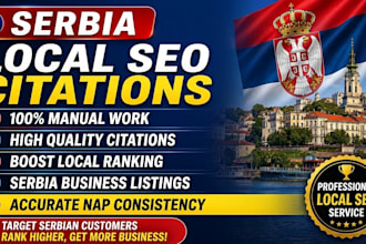 build serbia local SEO citations for google maps ranking