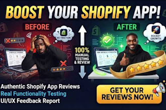 write authentic shopify app review shopify store app installation app testing