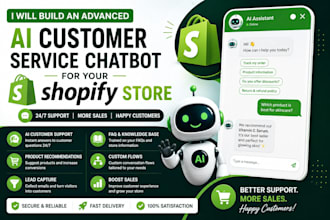 build an advanced ai customer service chatbot for your shopify store