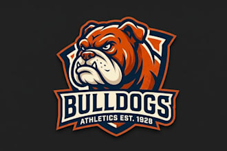 make awesome and gorgeous bulldog logo design