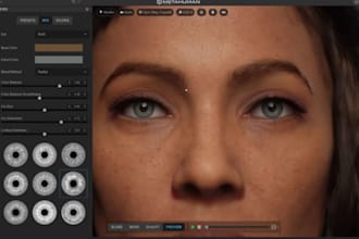 create realistic 3d characters for games, films, and metahuman in unreal engine