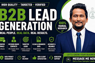 do lead generation, data collection and email list building