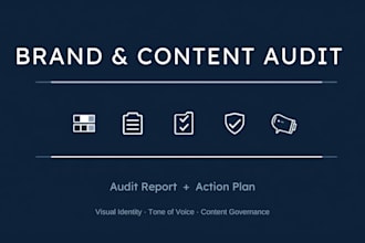 audit your brand identity and content for consistency and governance