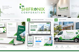 design professional brand identity and business stationery
